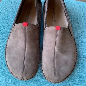 Vivobarefoot Brown Leather Ababa II Womens Slip On Minimalist Shoes Size 40